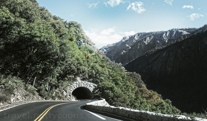  Tunnel That Cuts Through The Mountain